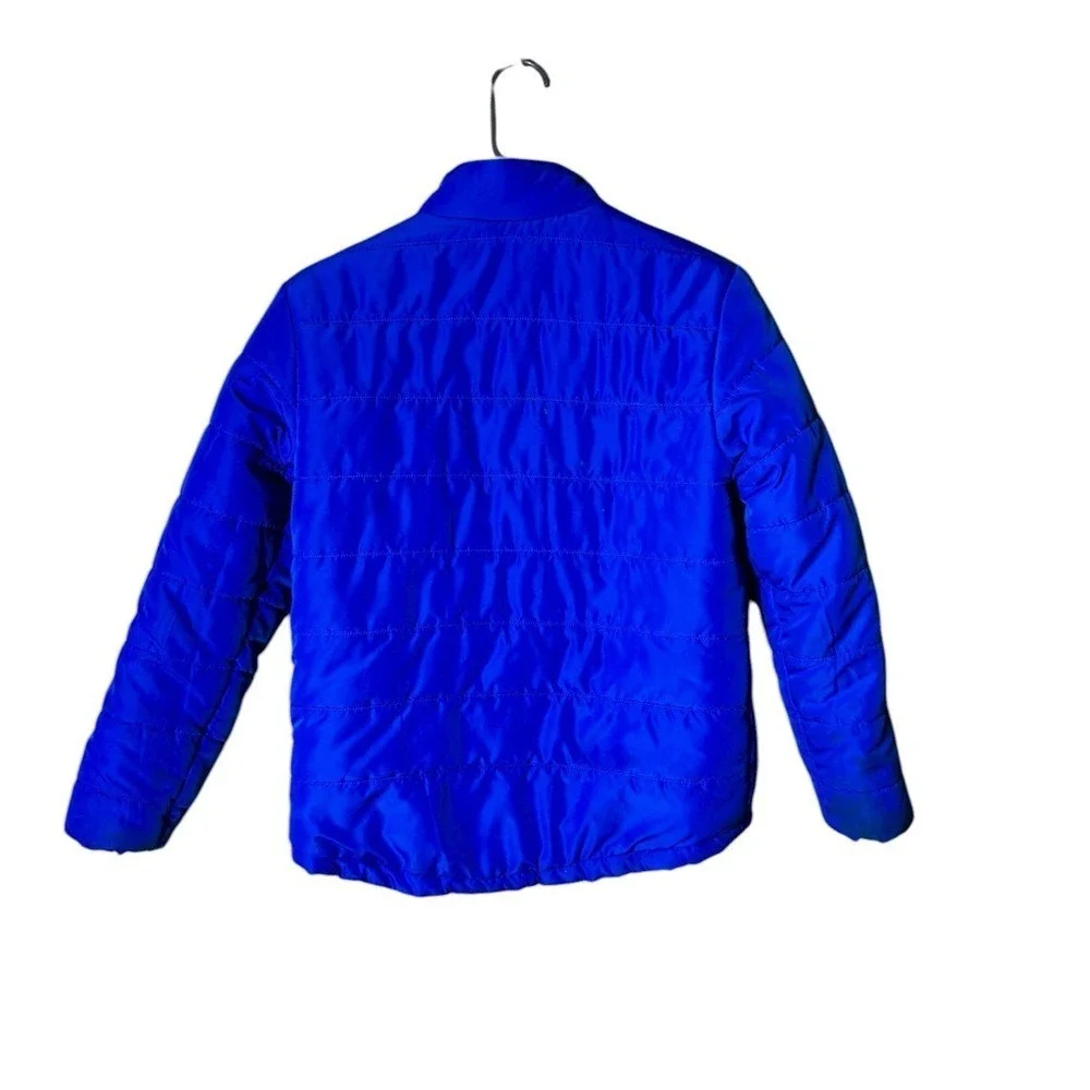 Eddie Bauer Boys Puffer Coat Jacket Size Large Winter Outdoors Cobalt Blue